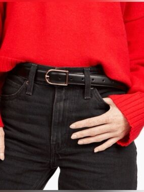 Kate Spade 25MM Stitched Feather Edge Belt - L/XL MSRP $58